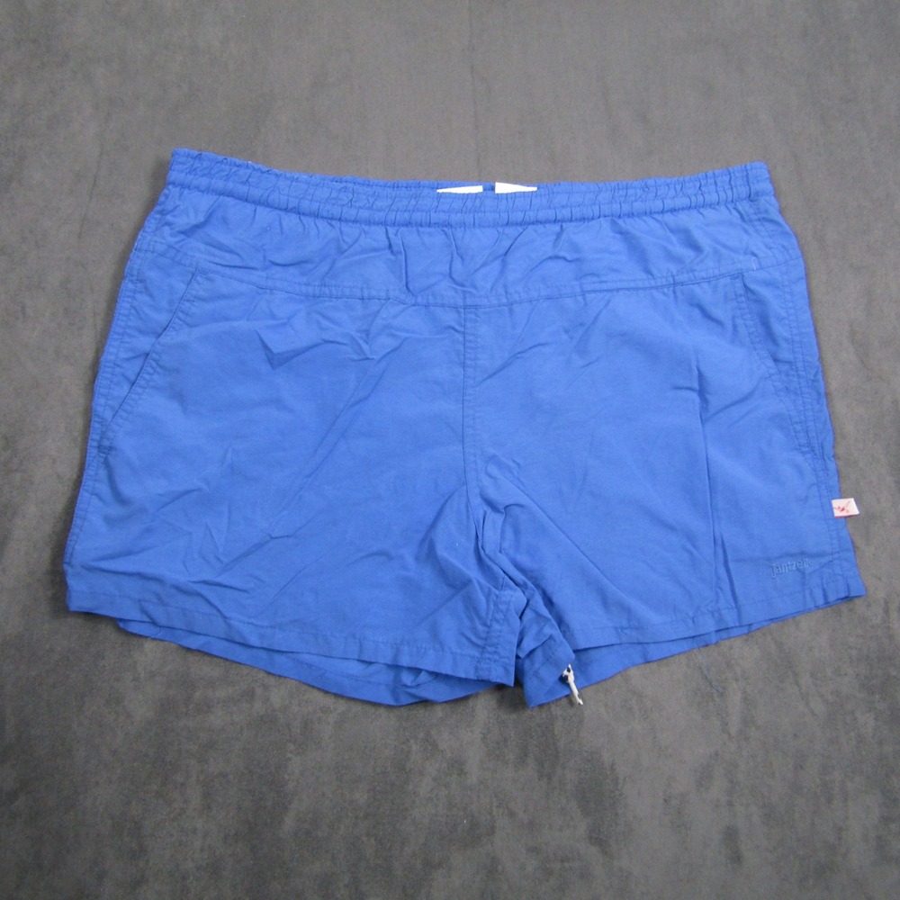 Jantzen Swim Trunks Mens Medium Blue Vintage Nylon Mesh Lined Pockets 00687